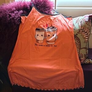 Coffee drinkers dream nightie. Ageless affirdable  Stretch cami sleep dr…